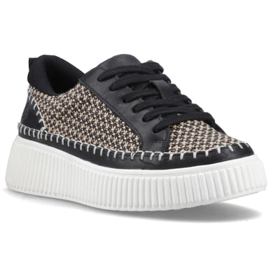 Hush Puppies Haisley Woven Textile Women's Black Standard Trainers