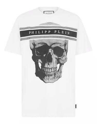 Round Neck T-Shirt Skull Logo Line