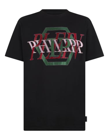 Round Neck T-Shirt Logo Hexagon Stones