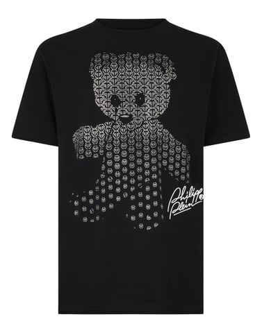 Round Neck T-Shirt Teddy Strass Teddy Bear