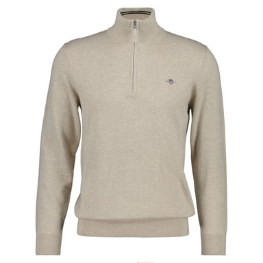 Gant Classic Cotton Half Zip Knitted Jumper