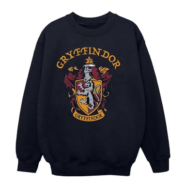 Harry Potter Boys Gryffindor Cotton Sweatshirt (Navy Blue)