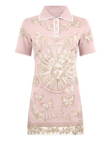 Polo Mini Dress Butterfly Tattoo