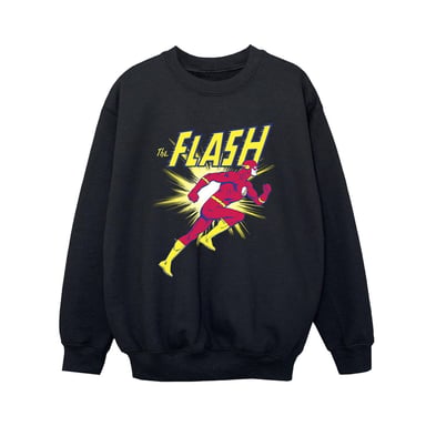 DC Comics Boys The Flash Running Sweatshirt (Black)