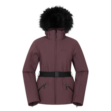 Mountain Warehouse Womens/Ladies Swiss RECCO Ski Jacket (Dark Purple)