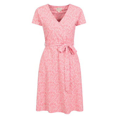 Mountain Warehouse Womens/Ladies Santorini Daisy Jersey UV Protection Dress (Coral)