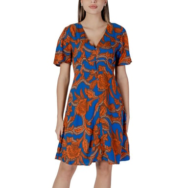 Floral Print Dress Short Sleeves Aline