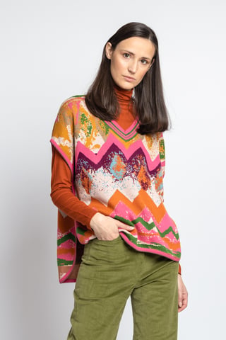 Sleeveless Pullover, Root Pattern