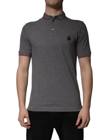 Crown Embroidered Polo Shirt