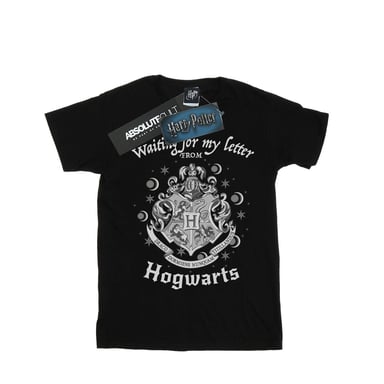 Harry Potter Mens Hogwarts Waiting For My Letter T-Shirt (Black)