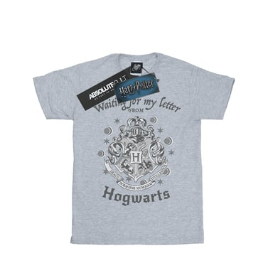 Harry Potter Mens Hogwarts Waiting For My Letter T-Shirt (Sports Grey)