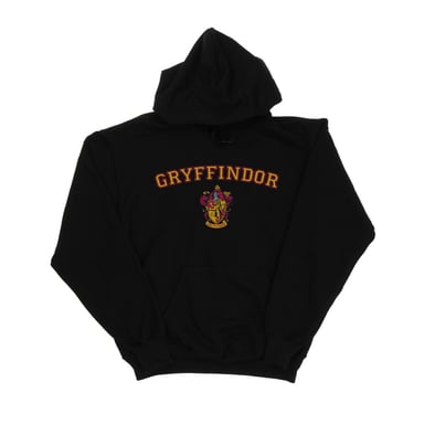 Harry Potter Girls Gryffindor Crest Hoodie (Black)