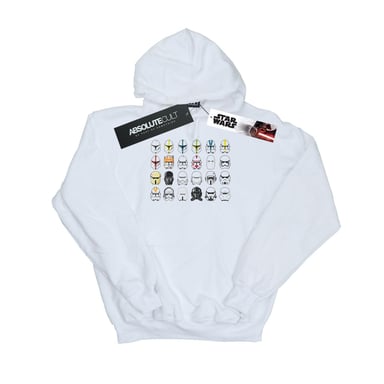 Star Wars Mens Trooper Helmets Hoodie (White)