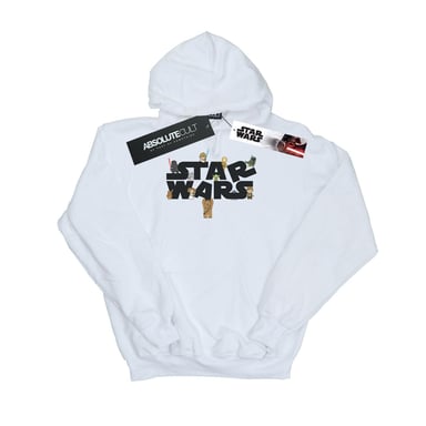Star Wars Boys Kiddie Logo Hoodie (White)