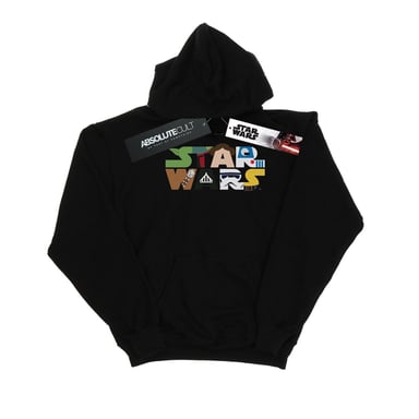 Star Wars Boys Character Logo Hoodie (Black)