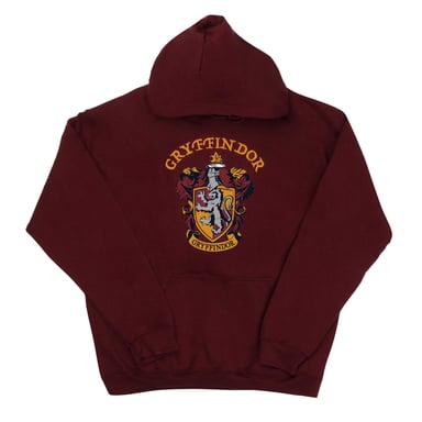 Harry Potter Boys Gryffindor Crest Hoodie (Burgundy)