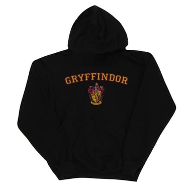 Harry Potter Boys Gryffindor Crest Hoodie (Black)