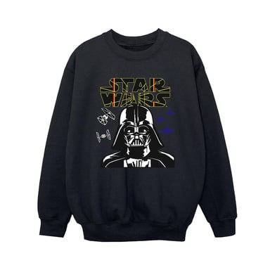 Star Wars Boys Darth Vader Comp Logo Sweatshirt (Black)
