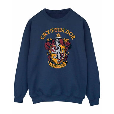 Harry Potter Womens/Ladies Gryffindor Sweatshirt (Navy Blue)