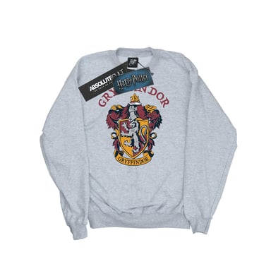 Harry Potter Girls Gryffindor Cotton Sweatshirt (Sports Grey)