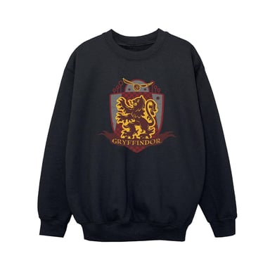 Harry Potter Boys Gryffindor Chest Badge Sweatshirt (Black)