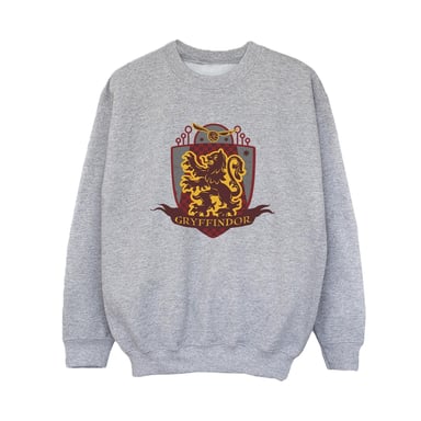 Harry Potter Boys Gryffindor Chest Badge Sweatshirt (Sports Grey)