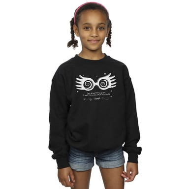 Harry Potter Girls Luna Being Different Sweatshirt (Black)