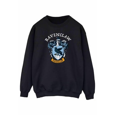 Harry Potter Womens/Ladies Ravenclaw Cotton Sweatshirt (Black)