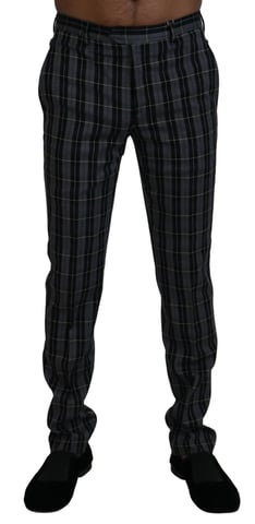 Check Trousers Classic Fit