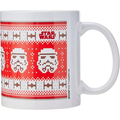 Star Wars Stormtrooper Christmas Mug (Red/White)