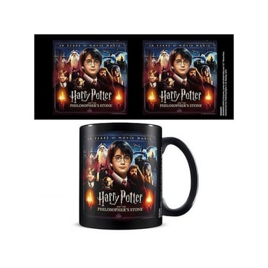 Harry Potter 20 Years Of Movie Magic Mug (Black/Multicoloured)