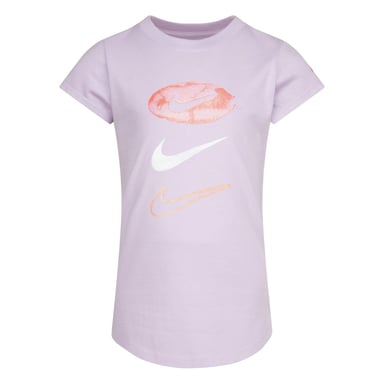 Nike Girls Summer Daze Pill Swoosh T-Shirt (Purple)