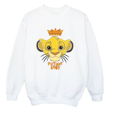 Disney Boys The Lion King Future King Sweatshirt (White)