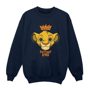 Disney Boys The Lion King Future King Sweatshirt (Navy Blue)