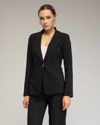 Fitted jacket with lapels