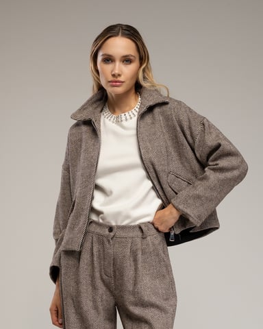 Herringbone jacket