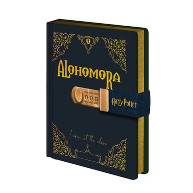 Harry Potter Alohomora Lockable A5 Diary (Navy)