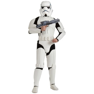 Star Wars Stormtrooper heren deluxe kostuum (Wit/zwart)