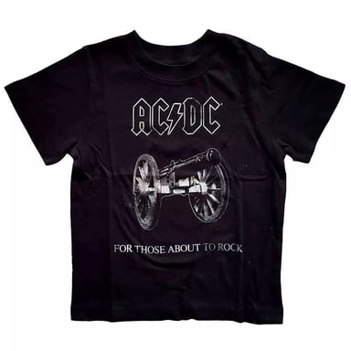 AC/DC Childrens/Kids About To Rock T-Shirt (Black)