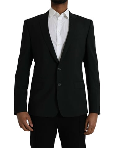 Klassisk Blazer Solid Svart