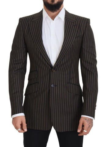 Ränder Blazer Klassisk Formell Klädsel