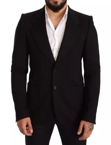Klassisk Passform Blazer Svart