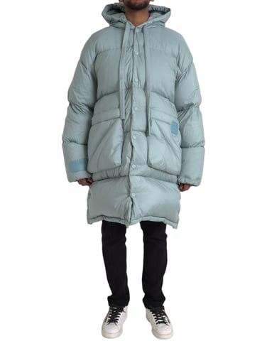 Överdimensionerad huva pufferjacka
