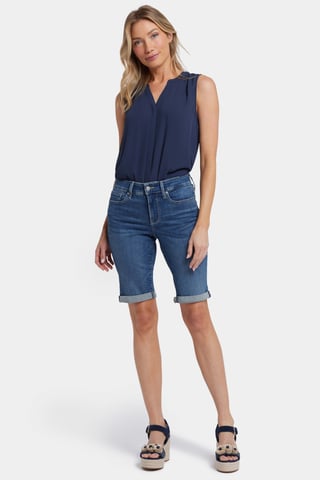 Briella 11 Inch Denim Shorts With Roll Cuffs | Valencia Surf