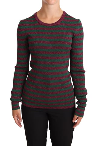 Dolce Gabbana Tsh5773 Metallic Knit Sweater