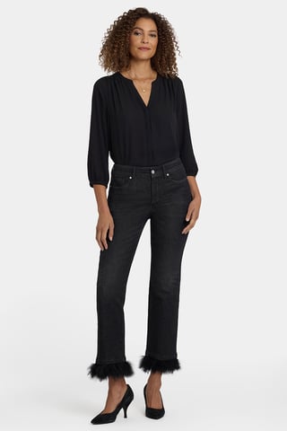 Marilyn Straight Ankle Jeans | French Nightfall