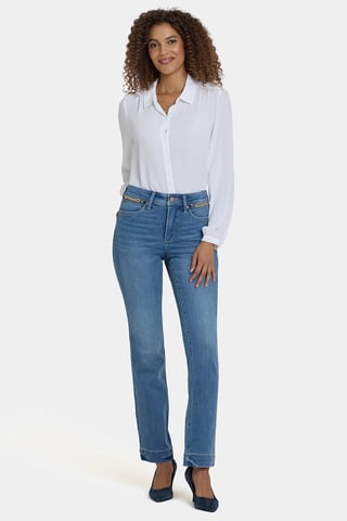 Marilyn Straight Jeans | Bastille Sea