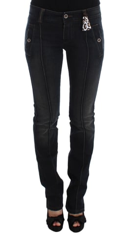 Straight Leg Jeans With Unique Seam Detail