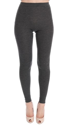 Ribbed Knit Cashmere Leggings