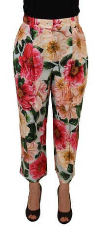Floral Print Trousers Pan73057